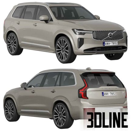 Volvo XC90 2025(3dline.net)