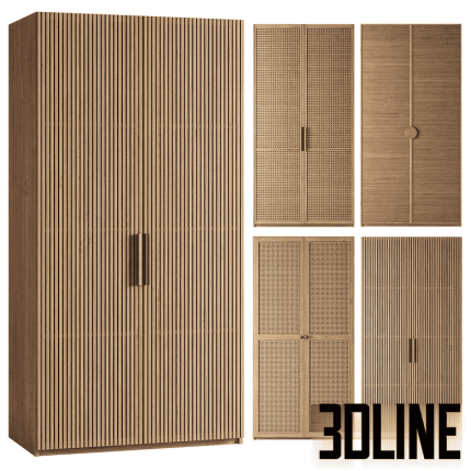 Wardrobe 4 types(3dline.net)