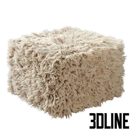 Wool pouf Carito(3dline.net)
