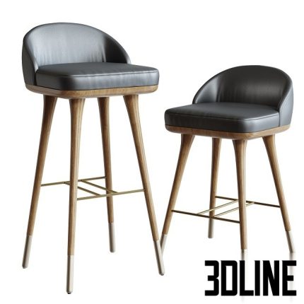 Arteriorshome Walsh Bar Stool Walsh Counter Stool(3dline.net)