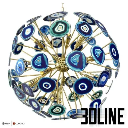 Chandelier-BRANQUINHO-CHANDELIER-AGATE-blue(3dline.net)