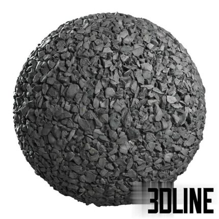Gray gravel(3dline.net)
