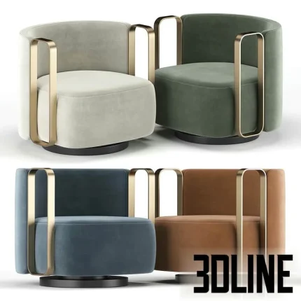 Kelly-bracelet-armchair(3dline.net)