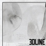 High-resolution 3D model set of two abstract wall paintings with neutral tones, gold accents, and choice of frame colors