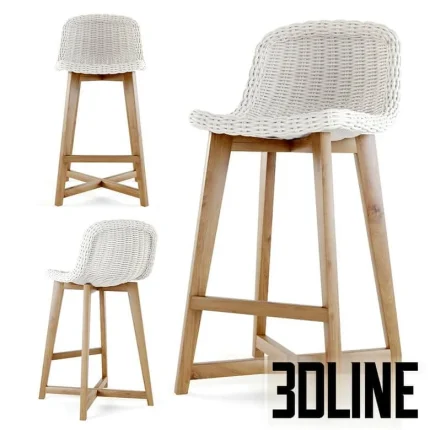 Wood-and-resin-high-chair-NORWAY(3dline.net)