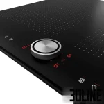High-resolution 3D model set of Neff and Bosch induction hobs with Flexinduction technology and black glass finish