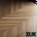 High-resolution 3D material of oak parquet board flooring with herringbone and horizontal patterns for luxury interior floor rendering