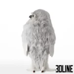 3D model of the Darwin 2-seater sofa upholstered in grey fabric, featuring rolled-style arms with vertical stitching, styled with yellow and checkered throw pillows and a blanket.