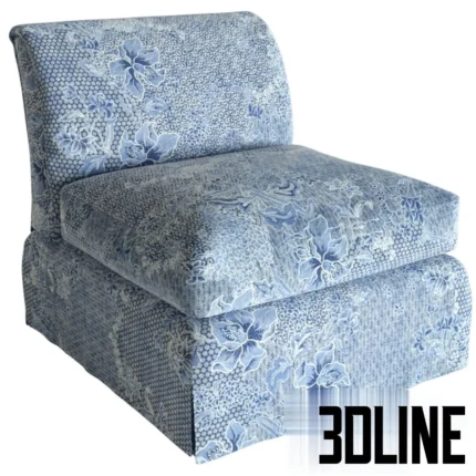 ATHERTON SKIRTED SLIPPER CHAIR Ralph Lauren (3dline.net)
