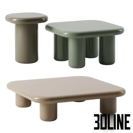 BILBAO coffee tables by Mogg(3dline.net)