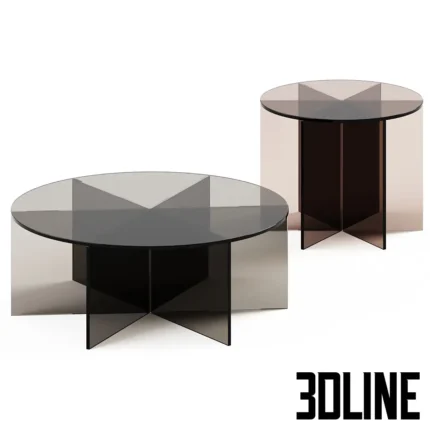 Glass Coffee Table XXX by Glas Italia(3dline.net)