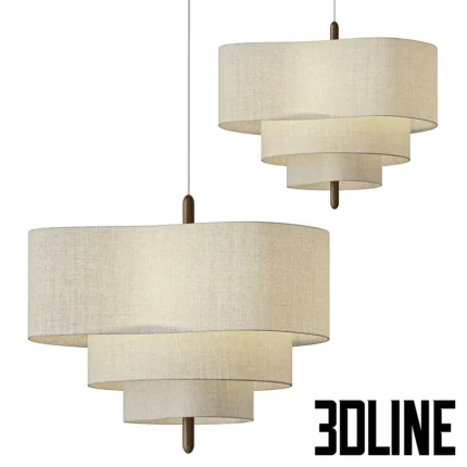 Pebble Pendant Light(3dline.net)
