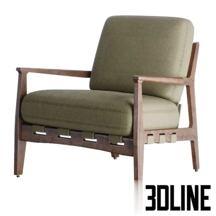 SILAS CHAIR SAHARA TAN(3dline.net)