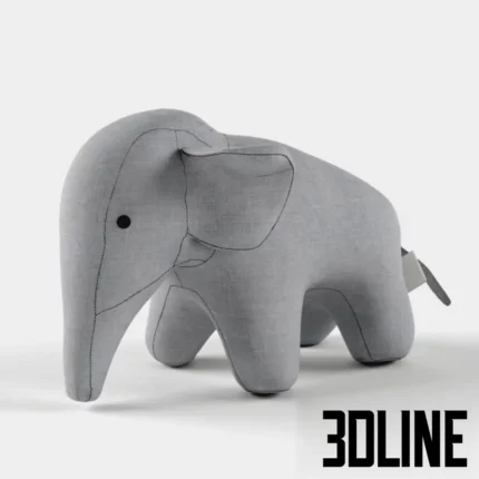 Toy elephant(3dline.net)