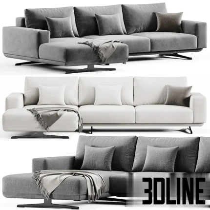 Zillis Corner Sofa By Skdesign(3dline.net)