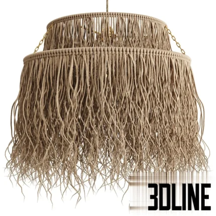 ANDREA Boho Style Pendant Lamp(3dline.net)
