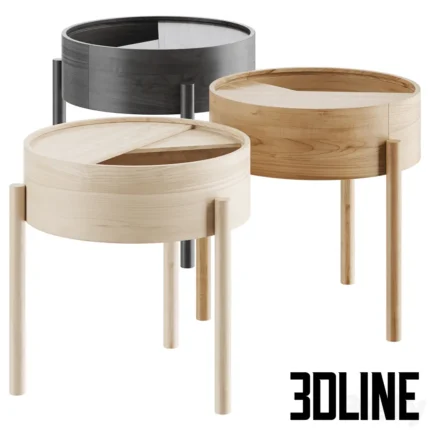 ARC SIDE TABLE(3dline.net)