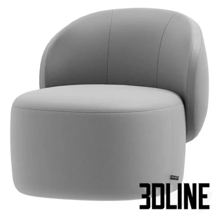 Armchair Liu Jo Guest Loveseat(3dline.net)