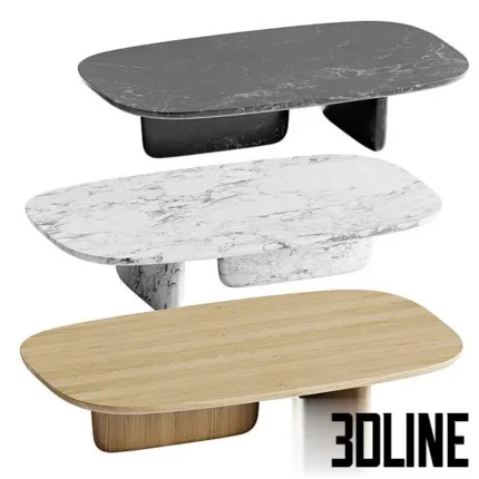 B B Italia Coffee Tables Tobi Ishi(3dline.net)