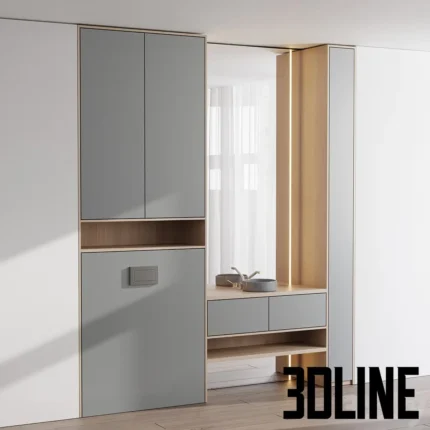 Bathroom furniture by Faucet(3dline.net)