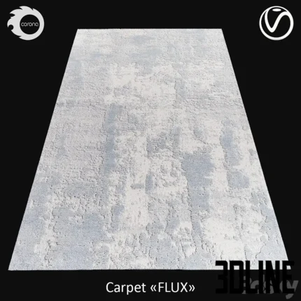 Belgian wool carpet FLUX(3dline.net)