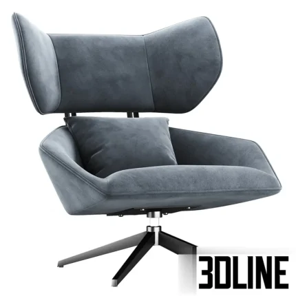Boston Graffite lounge chair(3dline.net)