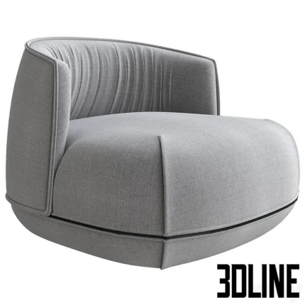 Brioni up Armchair Kristalia(3dline.net)