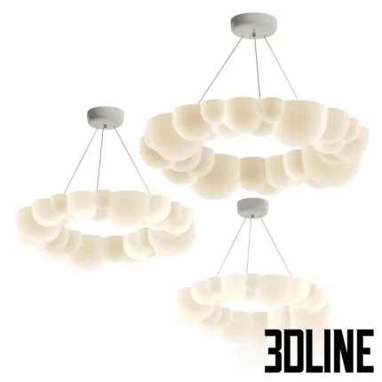 Bubble chandelier ODDLY Lampatron(3dline.net)