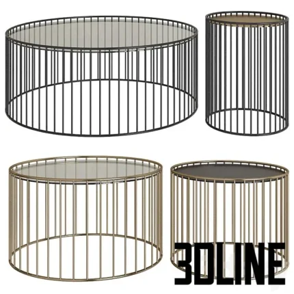 Caulfield Minotti coffee tables(3dline.net)