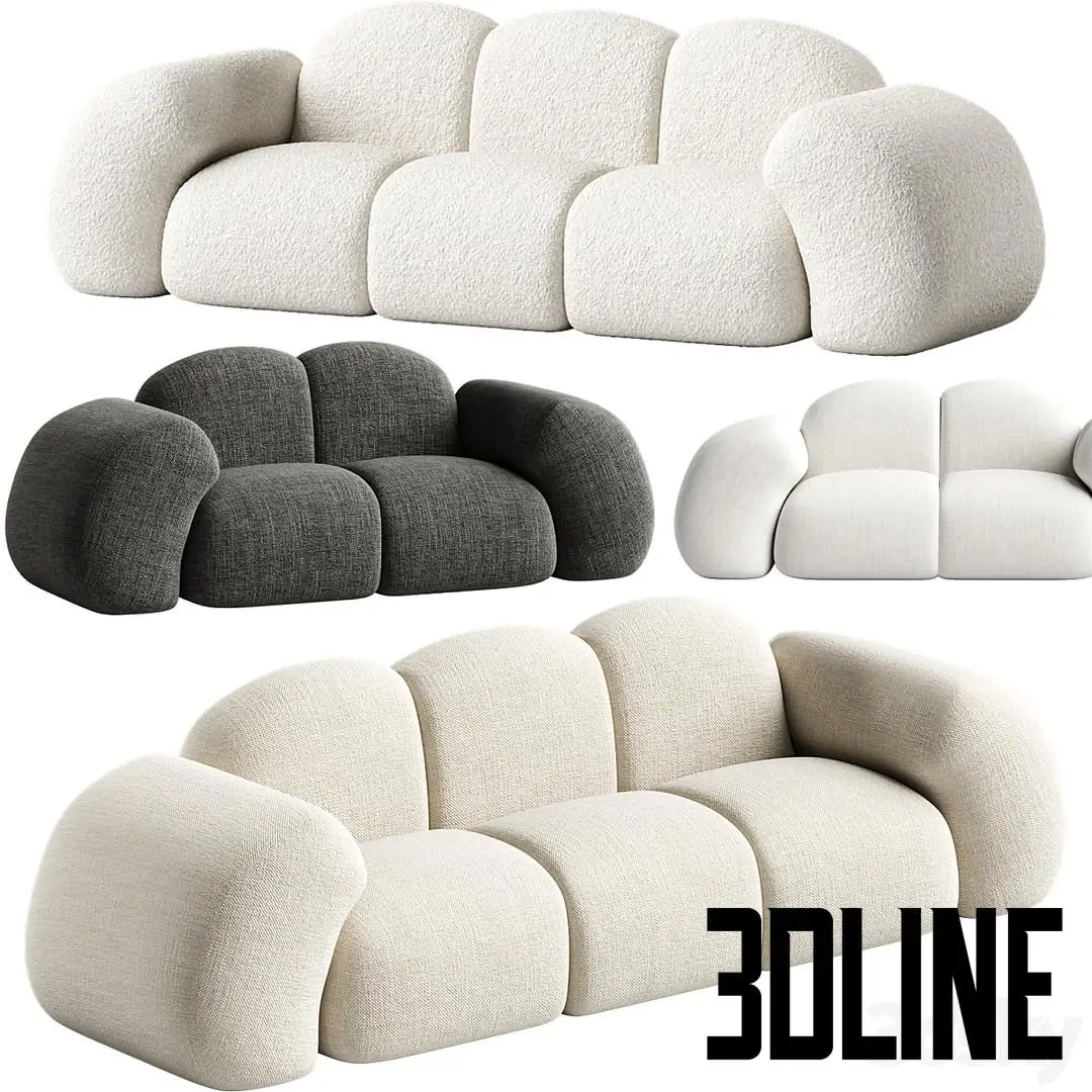 Cloud Shaped Sofa Feel Ultimate Comfort(3dline.net) (11)
