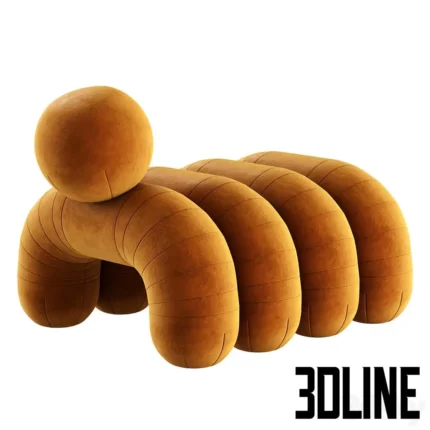 Collo Daybed by Pietro Franceschini(3dline.net)