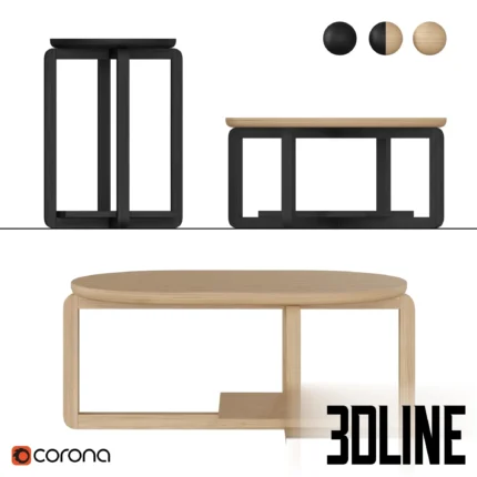 DIOX Coffee Table(3dline.net)