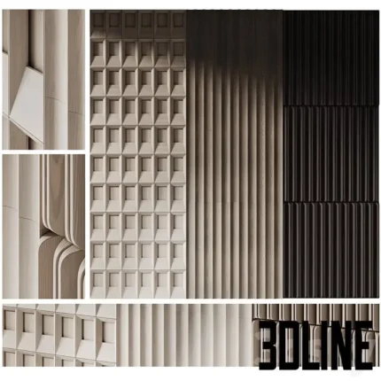 Decorative panels set 05(3dline.net)