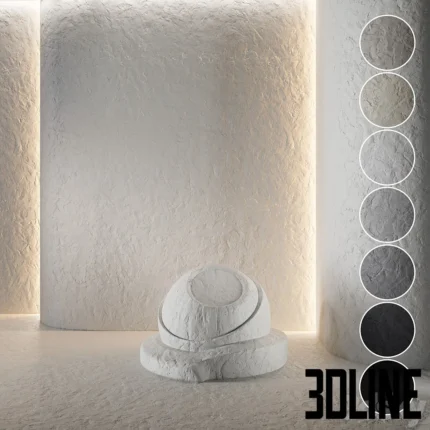 Decorative poster Concrete set 40 seamless8(3dline.net)