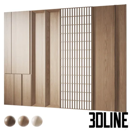 Decorative wood panels 3(3dline.net)