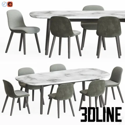 Dining Set Mad series (3dline.net)
