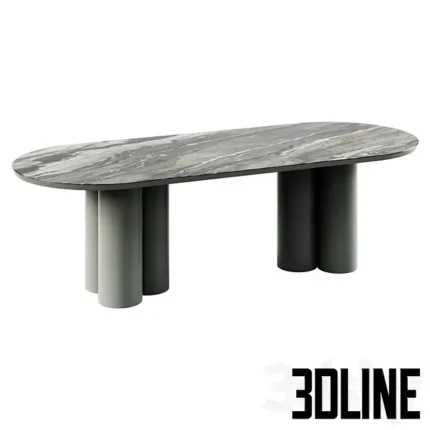 Dining Table TOWNSVILLE 2(3dline.net)