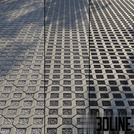 Eco paving Type 2 Set 1(3dline.net)