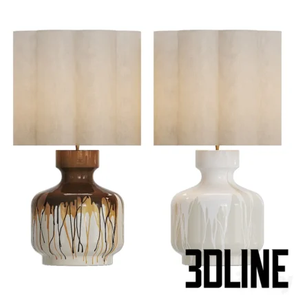 Eichholtz Table lamp Lorena in two colors(3dline.net)