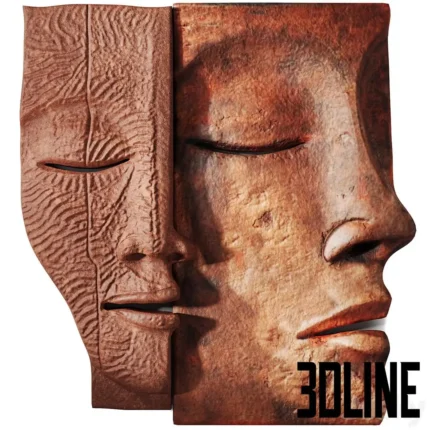 Face Sculpture Mad Objects(3dline.net)