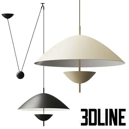Ferm Living Lod Pendant Lamp(3dline.net)