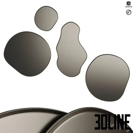 Ferme Living Pond Luxury Mirror(3dline.net)