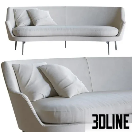 Flexform Guscio Sofa(3dline.net)