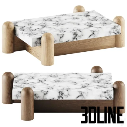 Flo Coffee Table by Aro Vega for Monogram(3dline.net)