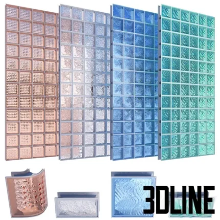 Glass blocks set 02(3dline.net)