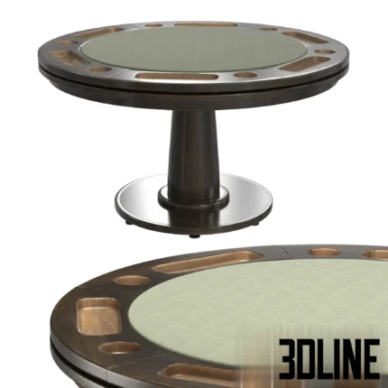 Glen Ellen Reversible Top Game Table(3dline.net)