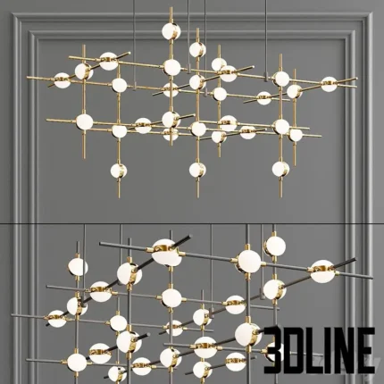 Illuminati Molecular 30 black gold(3dline.net)
