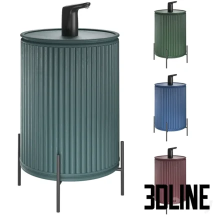 Interior Aqua Dispenser Trunk Decorative(3dline.net)