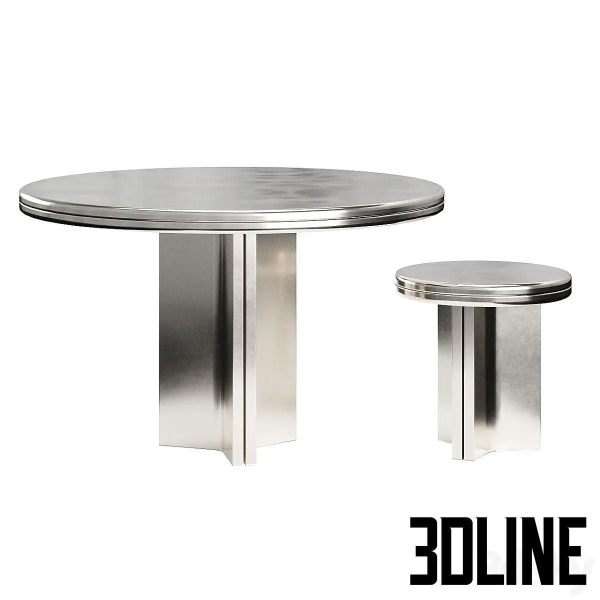 Joe And Carlo Tables by Joris Poggioli(3dline.net)