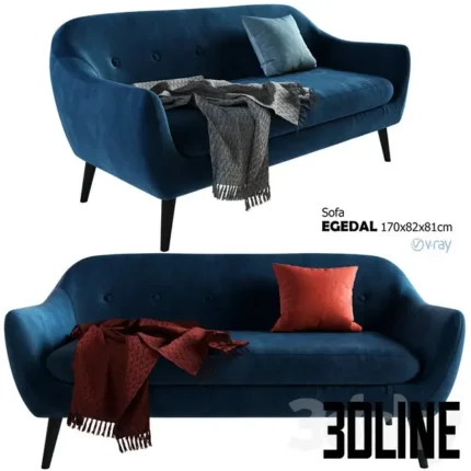 Jysk Sofa Egedal(3dline.net)